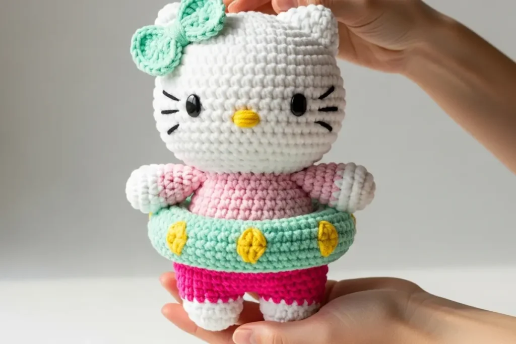 Hello Kitty amigurumi pattern