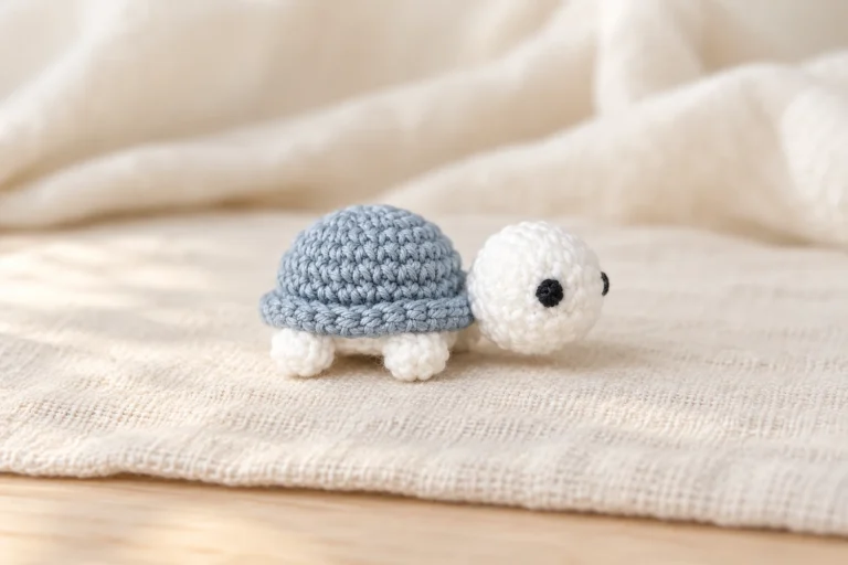 Mini Turtle Pocket Amigurumi Crochet Pattern – Free Guide