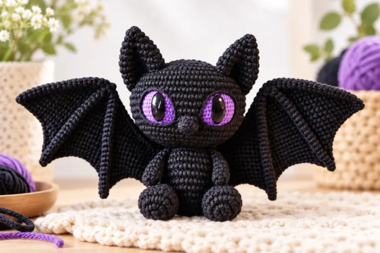 Black Dragon Amigurumi Crochet Pattern – Free Fantasy Dragon