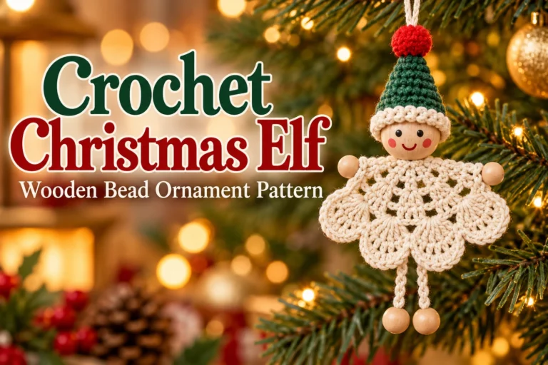 Wooden Bead Christmas Elf Crochet Pattern – Free Guide